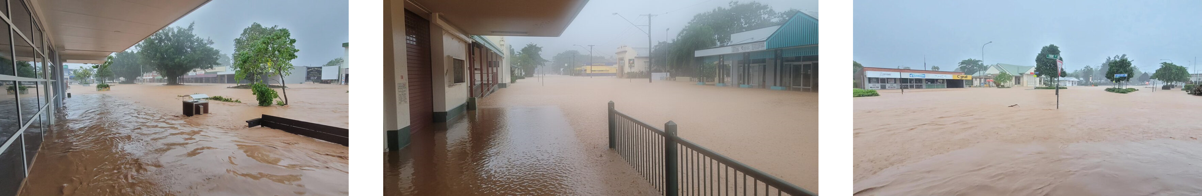 Real-time flood photos taken in Mossman